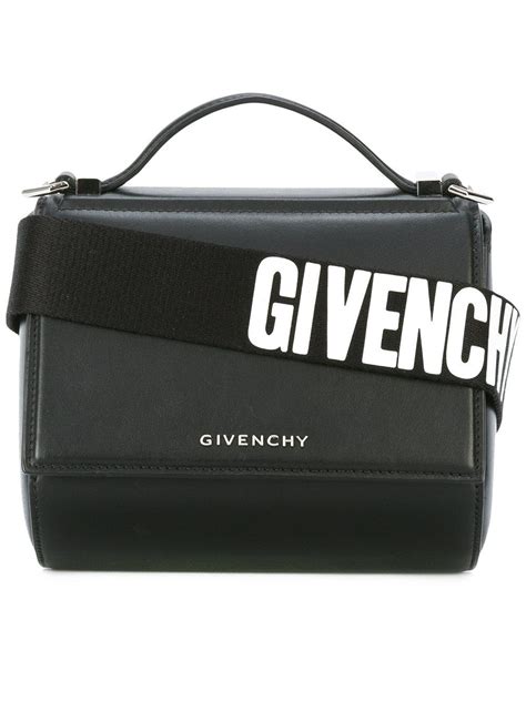 givenchy pandora box mini crossbody black|Mini Pandora bag in grained leather with chain .